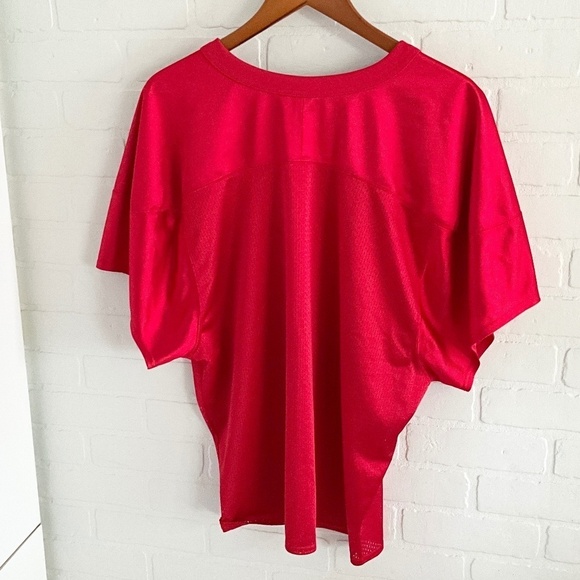 Nike Men’s Jersey Football Speed NFL Solid Red Size L Blokecore A05149-657 Flaw - Picture 9 of 11